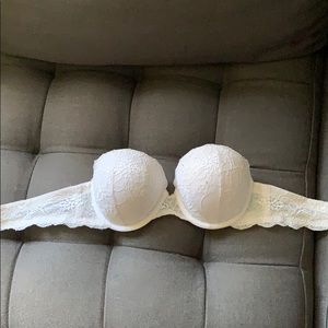 White Lace Padded Bra